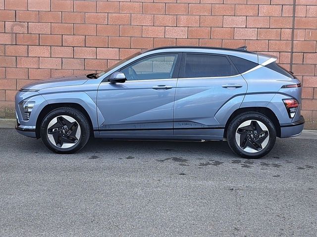 Image for 2025 Hyundai Kona Premium Model with 65kWh battery and range of 512 Kms.