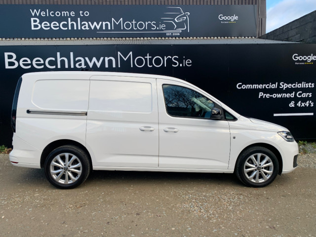 Image for 2022 Volkswagen Caddy 2.0 TDI 102 BHP CARGO+ ED LWB // PRICE EXCL. VAT // GREAT CONDITION // ONE OWNER // DOCUMENTED SERVICE HISTORY // CRUISE, AIR CON AND PARKING SENSORS // 