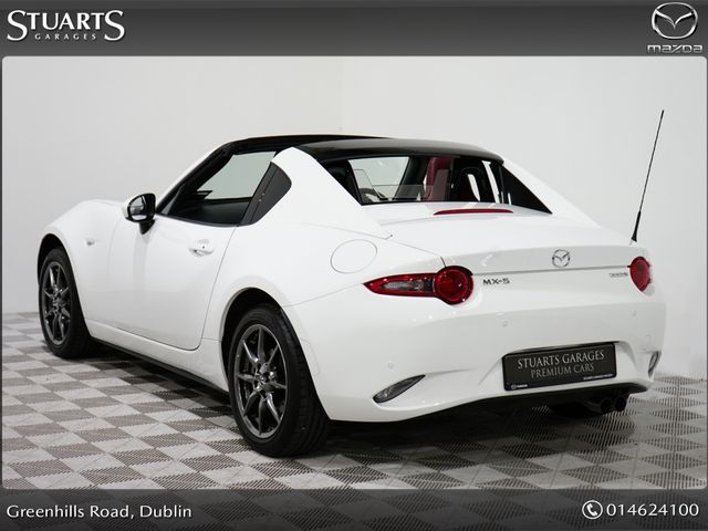 Image for 2020 Mazda MX-5 1.5 RF GT. HARDTOP IN SNOWFLAKE WHITE WITH OX-BLOOD LEATHER. HEATED SEATS, APPLE CARPLAY / ANDROID AUTO, 17” SMOKED ALLOYS, KEYLESS ENTRY