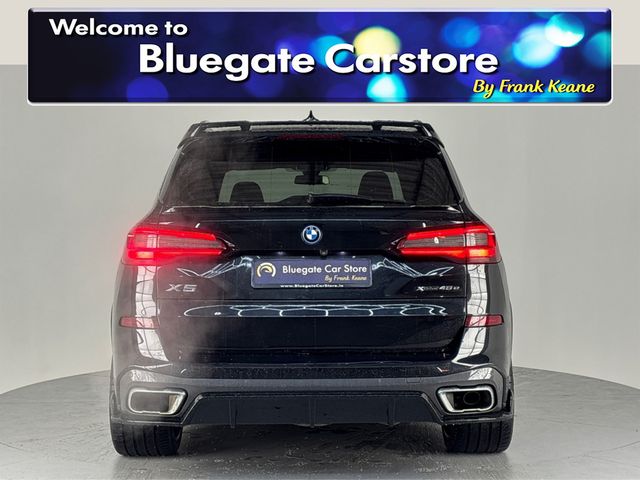 Image for 2022 BMW X5 XDRIVE45E M SPORT**PERFORMANCE KIT**NEW 22"ALLOYS**BLACK LEATHER INTERIOR**REVERSE CAMERA**PARKING SENSORS**DUAL CLIMATE CONTROL**APPLE CARPLAY**ELECTRIC TAILGATE**FINANCE AVAILABLE**
