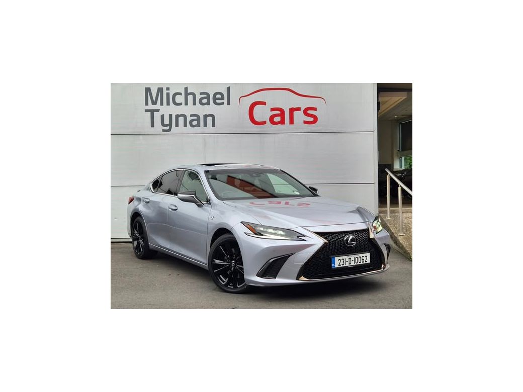 Image for 2023 Lexus ES 300h 2.5 Petrol Hybrid F Sport Automatic (218bhp) Electric Sunroof, Upgraded Sterio ( Mark Levinson), CarPlay, Black Leather, 19" Black Alloys 