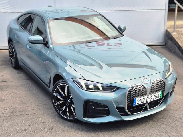 Image for 2025 BMW i4 M Sport eDrive 35 (335bhp) Upgraded 20'' Alloys, Black Leather, CarPlay, Camera - First Reg in December 2025 - Trade in Price €47, 999