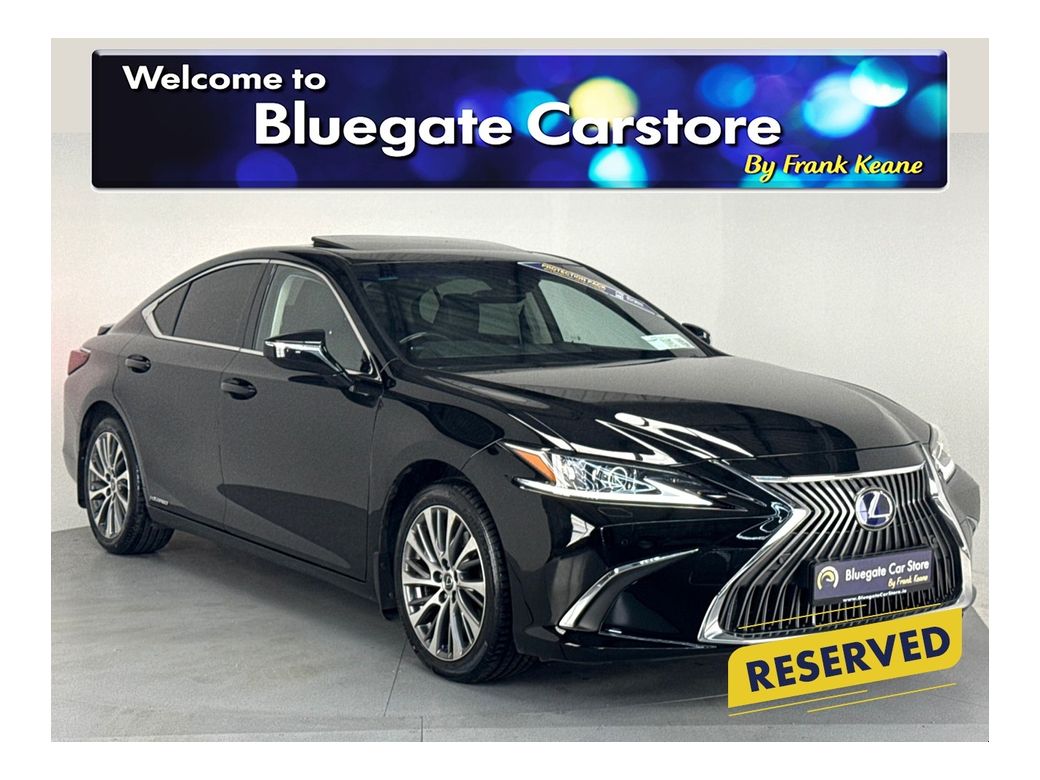 Image for 2021 Lexus ES 300h 2.5 ES 218BHP NEW NCT*BLACK LEATHER INTERIOR*FRONT HEATED SEATS*HEATED STEERING WHEEL*PANORAMIC SUNROOF*REVERSE CAMERA*DUAL CLIMATE CONTROL*DIGITAL MEDIA DISPLAY*SATNAV*18"ALLOYS*KEYLESS START*