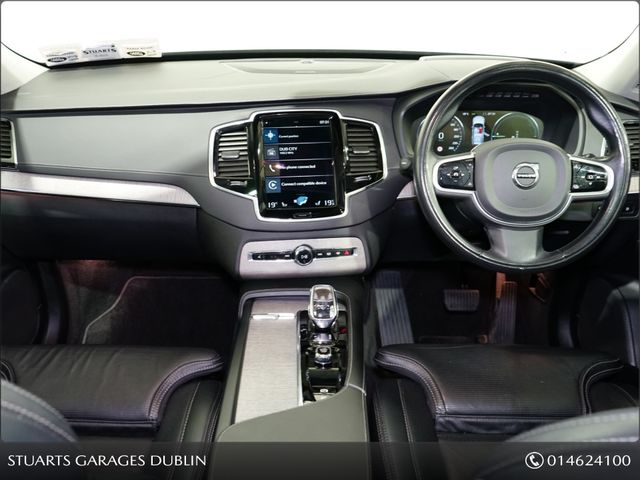 Image for 2022 Volvo XC90 *BIGGER BATTERY* XC90 INS PRO T8: CRYSTAL WHITE METALLIC, CHARCOAL LEATHER, 21” DIAMOND CUT ALLOYS, AIR SUSPENSION