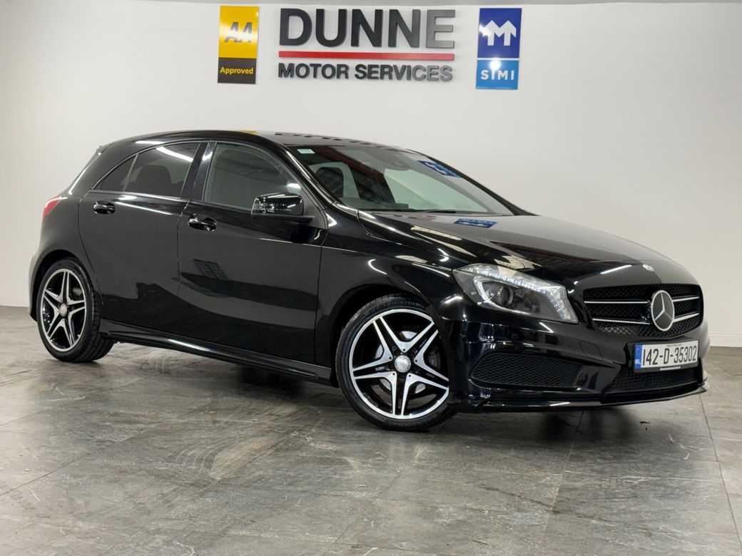 Image for 2014 Mercedes-Benz 180 **AMG**LOW KMS**PARKING SENORS **FRONT AND REAR XENON LIGHTS **REVERSING CAMERA **ADAPTIVE CRUISE CONTROL **BLIND SPOT SENSORS **CARBON FIBRE TRIM **MULTI FUNCTION CENTRE CONSOLE **4 BRAND