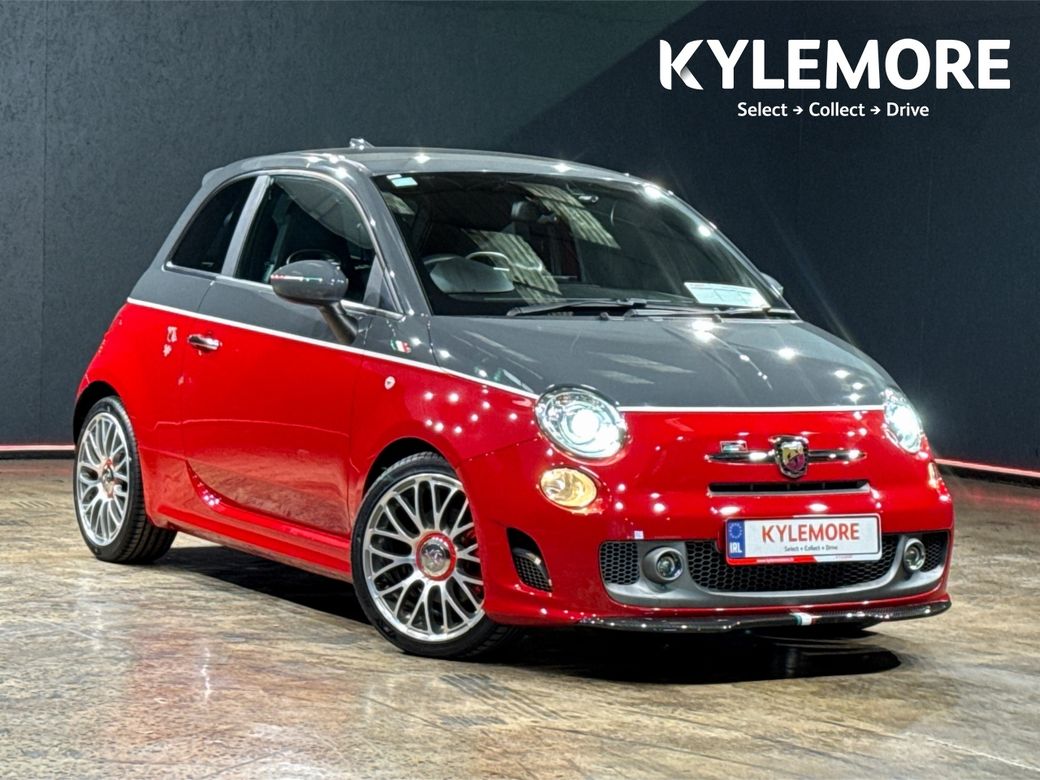 Image for 2016 Fiat Abarth 1.4 T-JET AUTOMATIC - TURISMO EDITION - UPGARDED ALLOYS - BLACK LEATHER - RED/BLACK TWO TONE - REAR CAMERA
