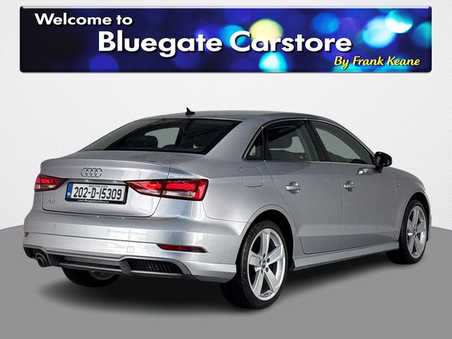 Image for 2020 Audi A3 LIMOUSINE SAL 30 TDI 116HP SE**MULTIFUNCTIONAL STEERING WHEEL**HALF LEATHER INTERIOR**DIGITAL MEDIA DISPLAY**BLUETOOTH**ELECTRIC HANDBRAKE**PARKIG SENSORS**S LINE EXTERIOR PACK**FINANCE AVAILABLE**