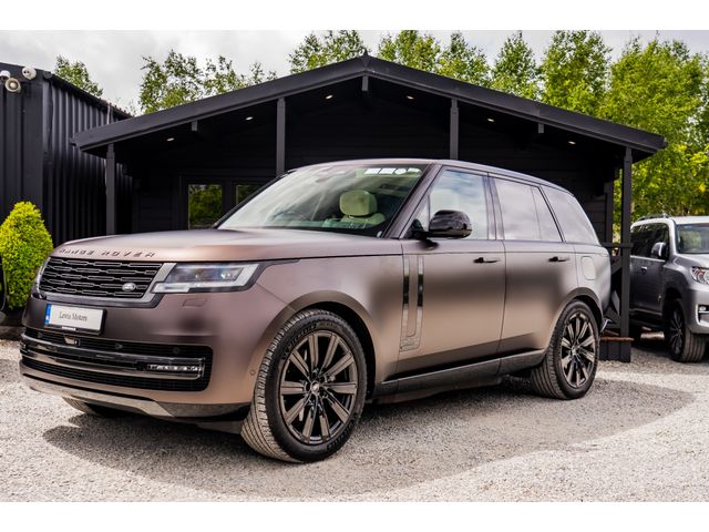 Image for 2025 Land Rover Range Rover AUTOBIOGRAPHY P460E HUGE SPEC, IRISH CAR, TOURMALINE BROWN SATIN PAINT, PERLINO INTERIOR, MERIDIAN SOUND SYSTEM, TILT AND SLIDE PAN ROOF, AIR SUSPENSION, HUD, HEATED/COOLED/ MASSAGE SEATS P