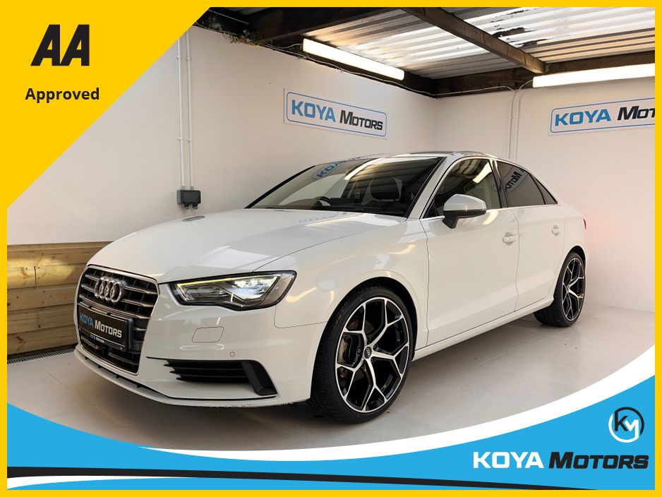 Image for 2014 Audi A3 Saloon 1.4 TFSI SE SPORT PLUS PETROL AUTOMATIC // JUST 55000 KMS FROM NEW // STUNNING CAR THROUGHOUT // BLUETOOTH MEDIA // UPGRADED ALLOYS // FULL PARK ASSIST // REVERSING CAMERA
