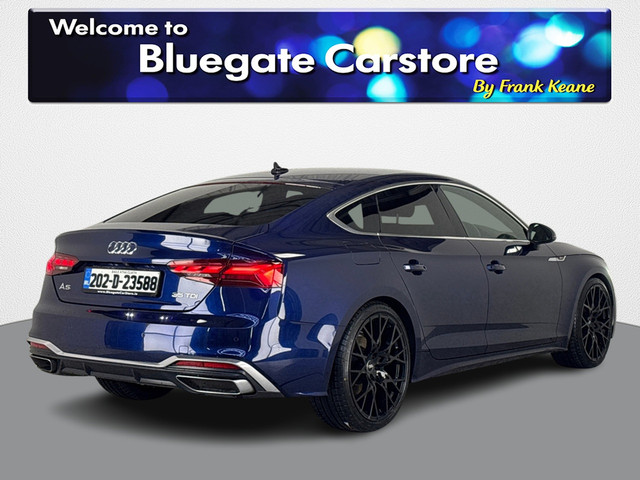 Image for 2020 Audi A5 2.0 TDI S LINE 35**NEW22"ALLOYS**FRONT HEATED SEATS**HALF LEATHER INTERIOR**DUAL CLIMATE CONTROL**DRIVE SELECT MODES**REVERSE CAMERA**PARKING SENSORS**ADAPTIVE CRUISE CONTROL**KEYLESS START**