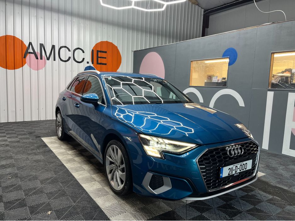 Image for 2021 Audi A3 €24950! 2021 AUDI A3 SPORTBACK 30TFSI ADVANCED 1.0 AUTOMATIC / CRUISE CONTROL / REVERSE CAMERA / ELECTRIC MEMORY & HEATED SEATS / PADDLE SHIFTERS