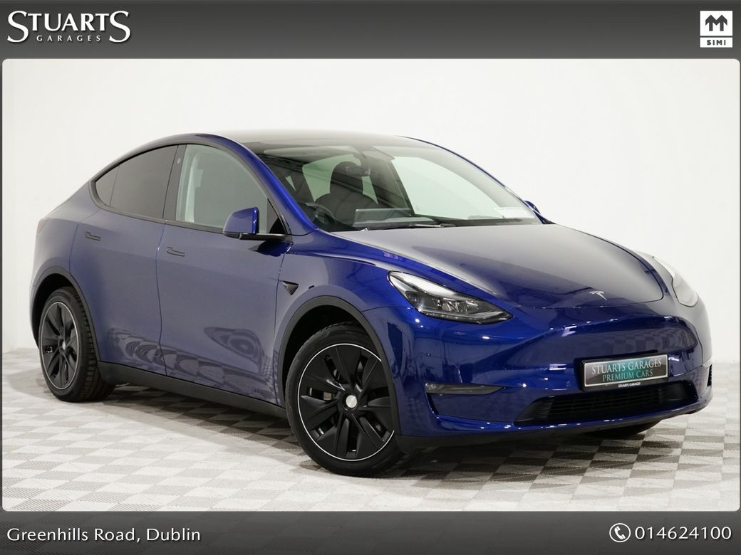 Image for 2022 Tesla Model Y **LONG RANGE** MINT CONDITION MODEL Y, DEEP BLUE METALLIC WITH ALL BLACK PREMIUM INTERIOR, KEYLESS, 360 CAMERA, ADAPTIVE CRUISE, HEATED SEATS 