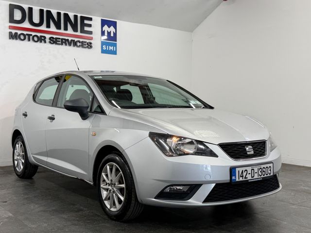 Image for 2014 SEAT Ibiza **2 KEYS **15" BRUSHED SILVER WHEELS **GARMIN TOUCHSCREEN **BLUE AND GREY FABRIC SEATS **ELECTRIC WINDOW ADJUSTMENT **DASH CAM BUILT INTO REAR VIEW MIRROR **MULTI FUNCTION STEERING WHEEL **FRONTAND 