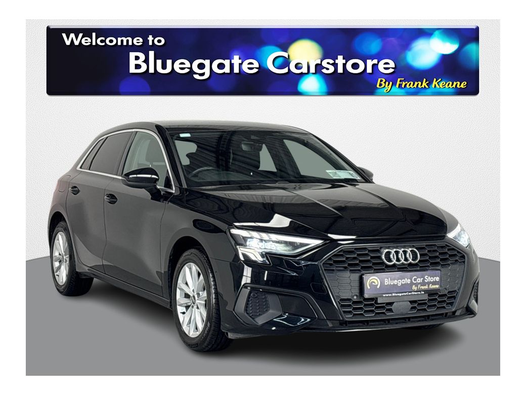 Image for 2021 Audi A3 1.0 PETROL**KEYLESS START**DIGITAL DASH**HEATED SEATS**REVERSE CAMERA**PARKING SENSORS**MULTIFUNCTIONAL STEERING WHEEL**BLACK CLOTH INTERIOR**DUAL CLIMATE CONTROL**TOUCH SCREEN MEDIA**