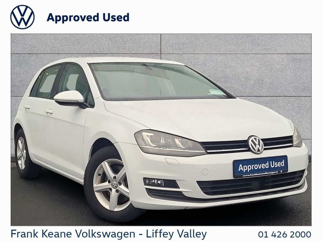 Image for 2015 Volkswagen Golf COMFORTLINE AUTO 1.2TSI 115BHP *REAR VIEW CAMERA* *WHITE* *NEW NCT* * 12 MONTHS FRANK KEANE WARRANTY* *FINANCE AVAILABLE*