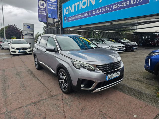 Image for 2018 Peugeot 5008 1.2 PETROL, ALLURE MODEL, FULL SERVICE HISTORY, WET BELT DONE, FINANCE, WARRANTY, 5 STAR REVIEWS