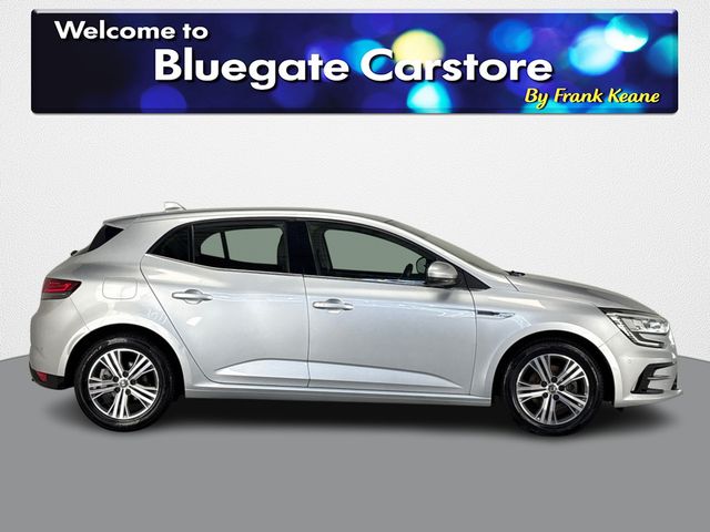 Image for 2021 Renault Megane IV ICONIC BLUE DCI 115**MULTIFUNCTIONAL STEERING WHEEL**DIGITAL DASH**AMBIENT LIGHTING**KEYLESS START**BLACK CLOTH INTERIOR**ELECTRIC HANDBRAKE**AIR CONDITIONING**TOUCH SCREEN MEDIA DISPLAY**