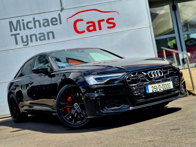 Image for 2025 Audi A6 2.0 TFSI 50e S Line Quattro Black Edition Pack (299bhp) Upgraded 20” Gloss Black Alloys, Full Black Leather + Electric Seats + Rear Camera - First Reg in August 2025 - Trade in Price €55, 999