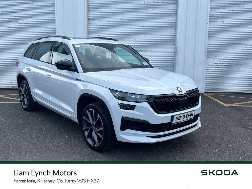Image for 2022 Skoda Kodiaq SPORTSLINE 2.0 TDI 200 BHP AUTOMATIC 4X4 7 SEATER *WITH SPORTSLINE PACK, WIRED TOW BAR ABD UPGRADED ALLOY WHEELS**