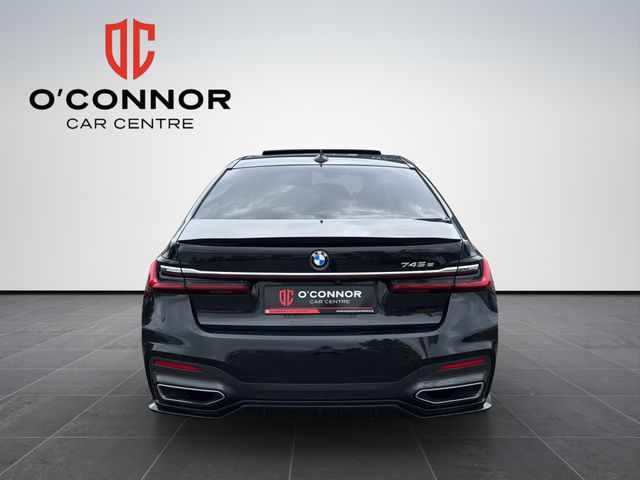 Image for 2020 BMW 7 Series 🔥 BMW 745e M SPORT 🔥 BLACK METALLIC | PLUG-IN HYBRID | LUXURY SALOON Finished in stunning Black Metallic with a premium black leather interior, this BMW 745e M Sport is luxury motoring at its fi
