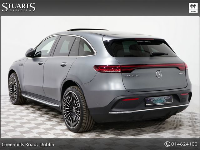 Image for 2023 Mercedes-Benz EQC **PREMIUM PLUS** 400 AMG LINE: SELENITE GREY METALLIC, ARTICO LEATHER, SUNROOF, 360 CAMERA, HEADS UP DISPLAY, 21” DIAMOND CUT TURBINE ALLOYS, KEYLESS ENTRY