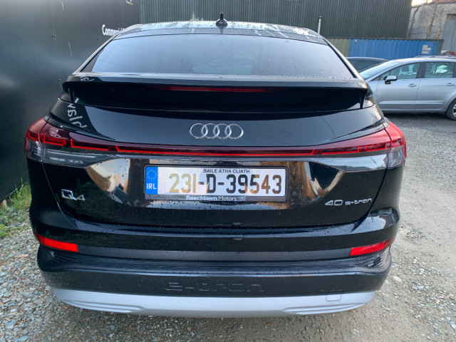 Image for 2023 Audi Q4 E-TRON SPORTBACK 40 SPORT ELECTRIC AUTO // ONE OWNER // STUNNING CONDITION // FULL DOCUMENTED SERVICE HISTORY // ELECTRIC TAILGATE, CRUISE AND REVERSE CAMERA // 