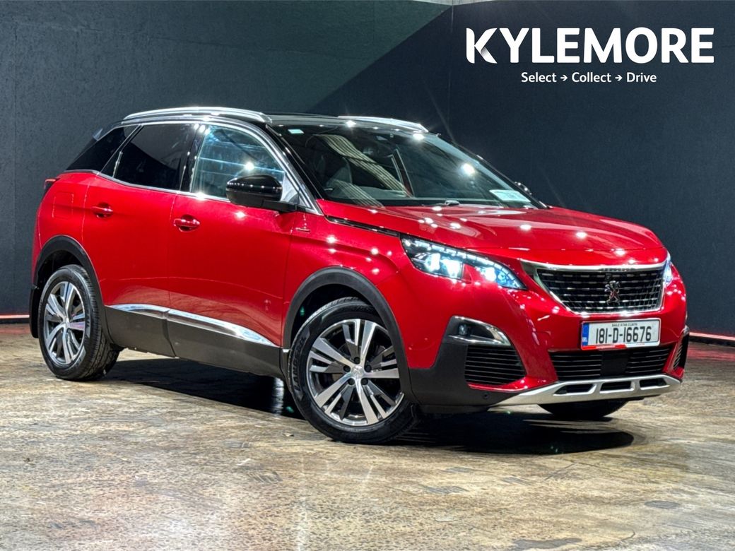 Image for 2018 Peugeot 3008 MANUAL GT-LINE 1.2L - REVERSE CAMERA - CRUISE CONTROL - HALF BLACK LEATHER UPHOLSTERY