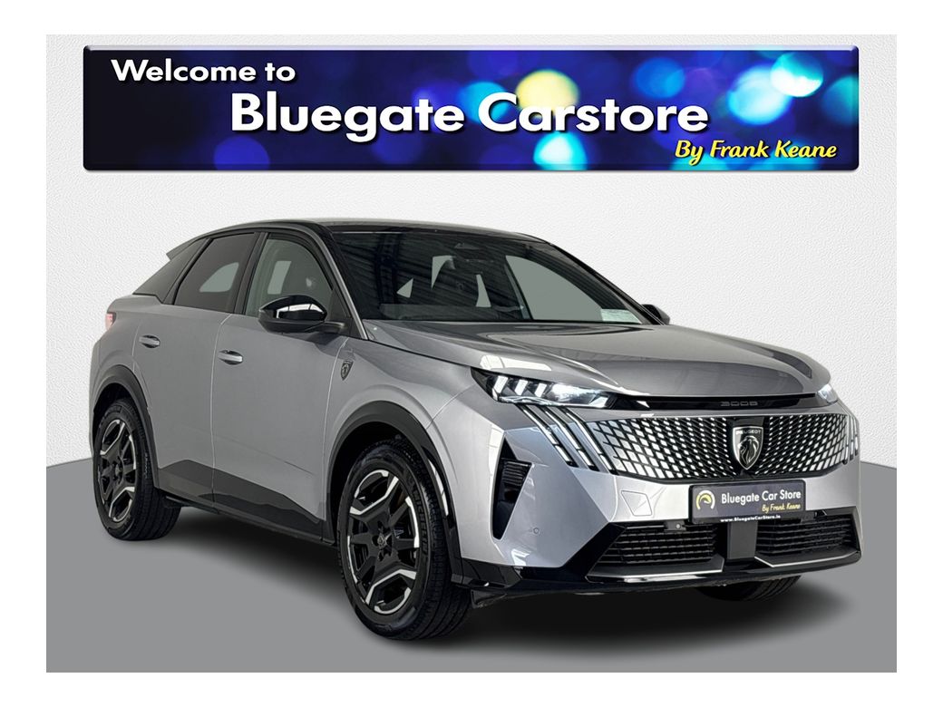 Image for 2025 Peugeot 3008 PEUGEOT 3008 GT EV HATCHBACK ELECTRICITY AUTOMATIC **GT LINE**ELECTRIC BOOT**HALF LEATHER HEATED SEATS**HEATED STEERINGWHEEL**LED FRONT AND REAR LIGHTS**APPLE CARPLAY**ANDROID AUTO**