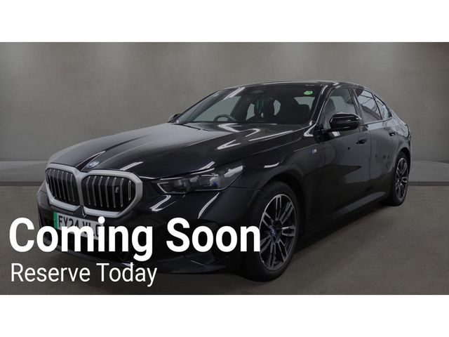 Image for 2024 BMW i5 EDRIVE 40 M SPORT AUTOMATIC **ONE OWNER / 19" ALLOYS / ADAPTIVE LED HEADLIGHTS / CRUISE CONTROL / FULL BLACK LEATHER / HEATED SEATS / HARMAN KARDON SOUND / REVERSE CAMERA / WIRELESS PHONE CHARGING**