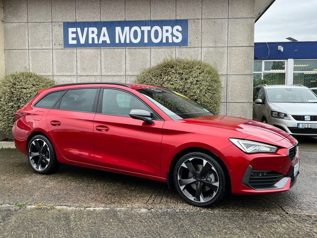 Image for 2023 Cupra Leon ESTATE AUTOMATIC 2.0 DIESEL //LOW MILES//HALF LEATHER HEATED SEATS//SAT NAV//ADAPTIVE CRUISE CONTROL//REVERSE CAMERA//HEATED STEERING WHEEL//KEYLESS ENTRY//