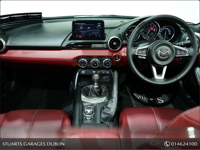 Image for 2020 Mazda MX-5 1.5 RF GT. HARDTOP IN SNOWFLAKE WHITE WITH OX-BLOOD LEATHER. HEATED SEATS, APPLE CARPLAY / ANDROID AUTO, 17” SMOKED ALLOYS, KEYLESS ENTRY