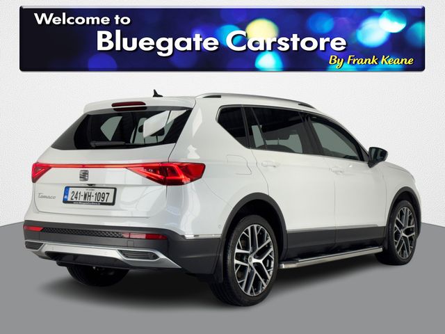 Image for 2024 SEAT Tarraco 2.0 TDI 150HP DSG 7SEATER**BLACK LEATHER INTERIOR**FRONT HEATED SEATS**ELECTRIC TAILGATE**REVERSE CAMERA**PARKING SENSORS**20"ALLOYS**DUAL CLIMATE CONTROL**DIGITAL DASH**FINANCE AVAILABLE**