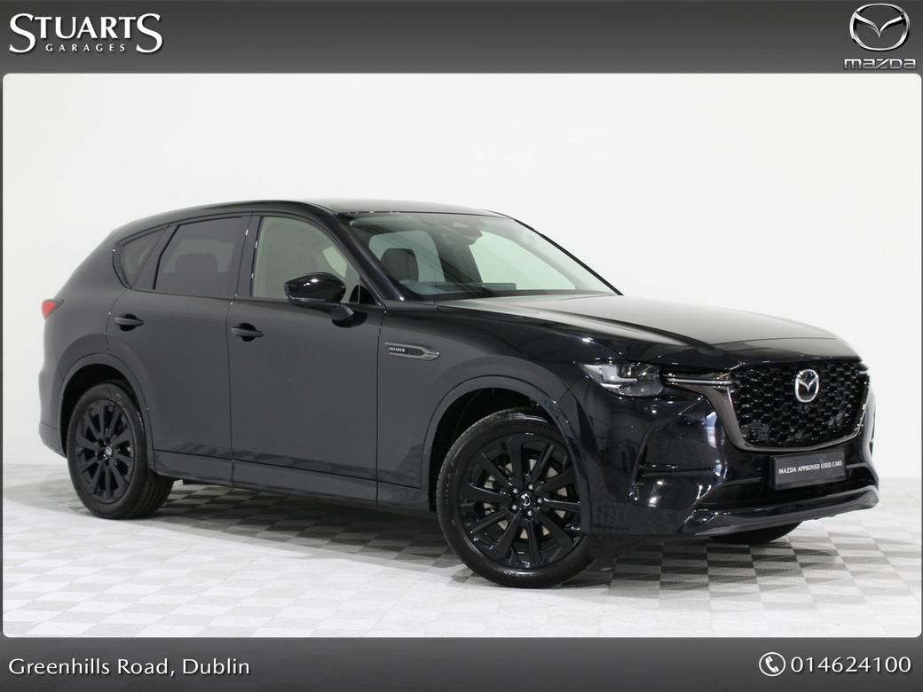 Image for 2024 Mazda CX-60 3.3 Skyactiv D 254HP DIESEL*JUST LISTED*HIGH SPEC* HOMURA PLUS*DRIVERS ASSISTANCE PACK, CONVENIENCE PACK AND PANORAMIC SUNROOF, PLATINUM QUARTZ WITH BLACK LEATHER , RADAR CRUISE WITH MAZDA PILOT AS