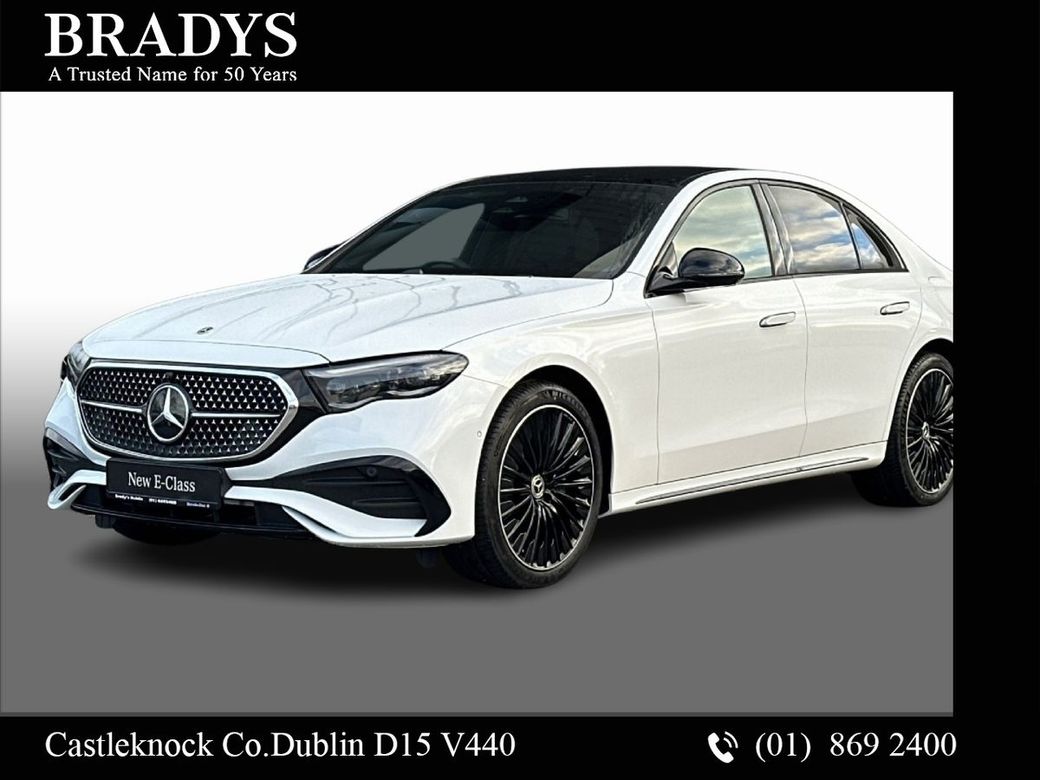 Image for 2026 Mercedes-Benz E Class E300de AMG Plus Premium Package--Hyperscreen, Panoramic Sunroof, Night Pack, 20" AMG Alloys, Leather Pack, Carbon Fibre Interior