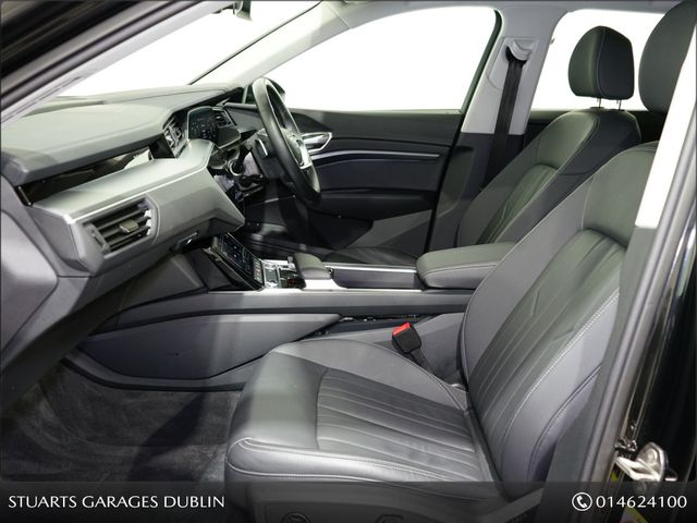 Image for 2023 Audi Q8 e-tron Q8 50 E-TRON QUATTRO SPORT: MYTHOS BLACK WITH VALCONA LEATHER, 21” DIAMOND CUT ALLOYS, FULL ELECTRIC SEATS WITH MEMORY, HEATED FRONT SEATS