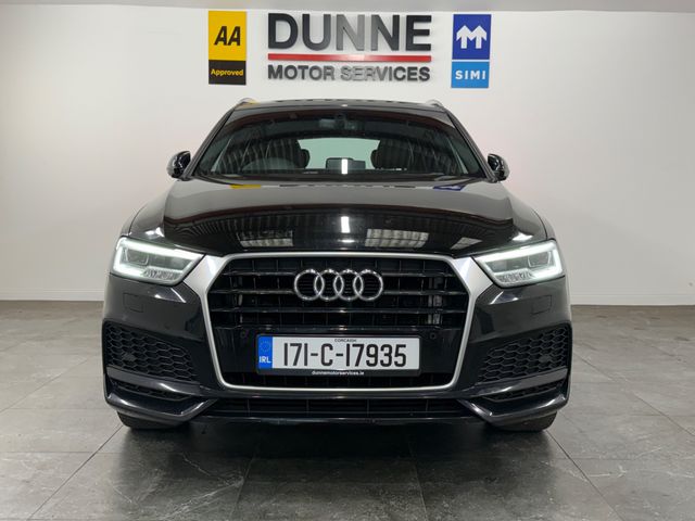 Image for 2017 Audi Q3 **S-LINE EDITION **MULTI FUNCTION STEERING WHEEL **ADAPTIVE CRUISE CONTROL **DUAL DIGITAL CLIMATE CONTROL **MULTI DRIVE MODES **FRONT / REAR PARKING SENSORS **POP UP DIGITAL RADIO **ELECTRIC BOOT OPEN