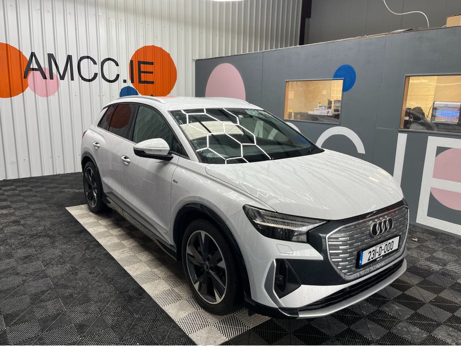 Image for 2023 Audi Q4 e-tron €35950! 2023 AUDI Q4 E-TRON 40 S-LINE ELECTRIC AUTOMATIC / CRUISE CONTROL / 360° PARKING CAMERA / HEATED SEATS / PADDLE SHIFTERS / APPLE CARPLAY / AMBIENT LIGHTSSHIFTERS 