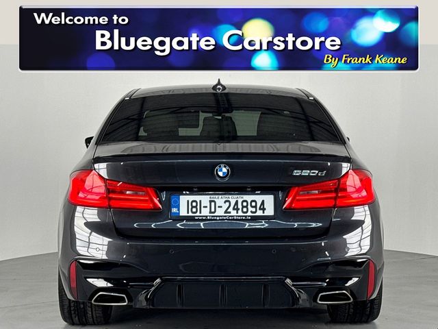 Image for 2018 BMW 5 Series M SPORT **CREAM LEATHER INTERIOR**FRONT HEATED SEATS**19" M SPORT ALLOYS**DRIVE MODES**MULTIFUNCTIONAL STEERING WHEEL**PARKING SENSORS**KEYLESS START**BLUETOOTH**ISOFIX**FINANCE AVAILABLE**