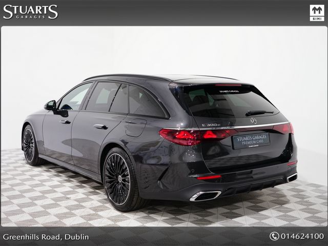 Image for 2026 Mercedes-Benz E Class 300e AMG URBAN EDITION PHEV ESTATE: SELENITE BLACK METALLIC, BLACK ARTICO AND SUEDE INTERIOR: 20” ALLOYS, REAR CAMERA, HEATED SEATS, KEYLESS ENTRY