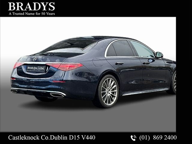 Image for 2024 Mercedes-Benz S Class S 450e AMG Line--Panoramic Sunroof, Nappa Leather, 20" Multispoke Alloys, Burmester Sound, Airmatic Suspension, Driver Assistance Pack, Memory Package, Urban Guard