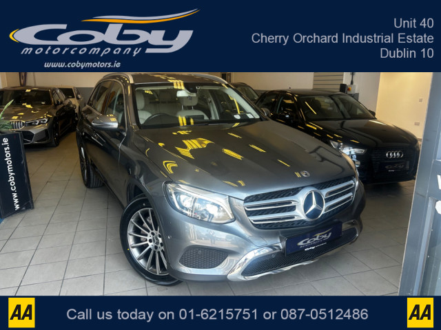 Image for 2018 Mercedes-Benz GLC Class 220 D 4MATIC 5DR AUTO. Pristine Irish Car 2 Keys, 19'' Alloy Wheels, Leather Heated Seats, Dual Climate, Bluetooth, Parking Sensors, Cruise Control, MFSW, Full Electrics and much more.