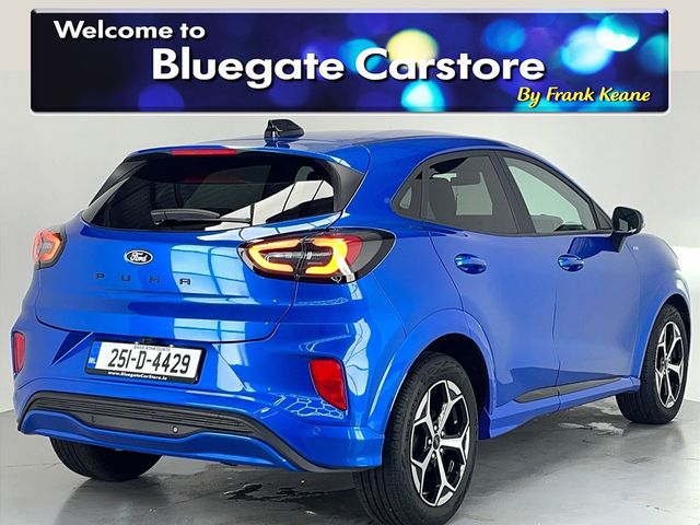 Image for 2025 Ford Puma ST-LINE 5DR 1.0T 125 MHEV**DIGITAL DASH**HEATED MULTIFUNCTIONAL STEERING WHEEL**FRONT HEATED SEATS**TOUCH SCREEN MEDIA DISPLAY**APPLE CARPLAY**NAVIGATION**REVERSE CAMERA**PARKING SENSORS*17INCH ALLOY*