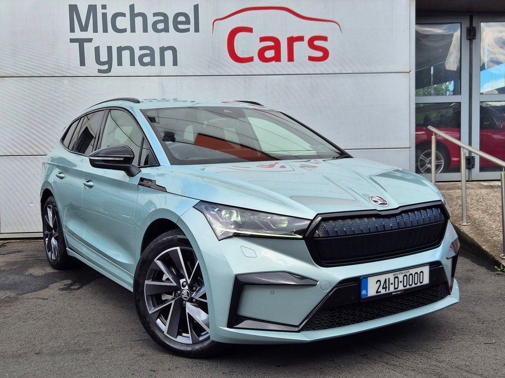 Image for 2024 Skoda Enyaq Enyaq 85 Sportline Plus, 20” Alloys, Alcantara Sports Seats, Heated Seats, Heated Steering Wheel, CarPlay/Android Auto, Electric Tailgate - First Registered February 2024 - Trade in Price €37, 888