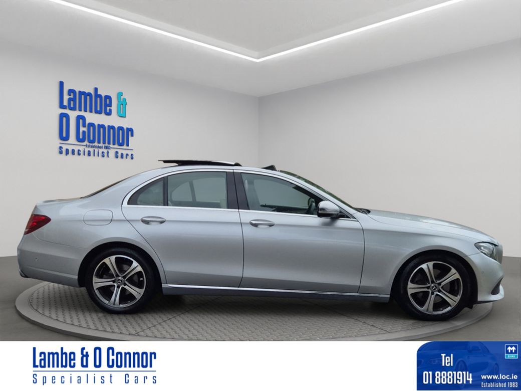 Image for 2018 Mercedes-Benz E Class E220 D SE PREMIUM * IRIDIUM SILVER / BEIGE LEATHER * PANORAMIC SLIDING SUNROOF * REAR-VIEW CAMERA * HEATED SEATS * SERVICE HISTORY * BEST AVAILABLE * 