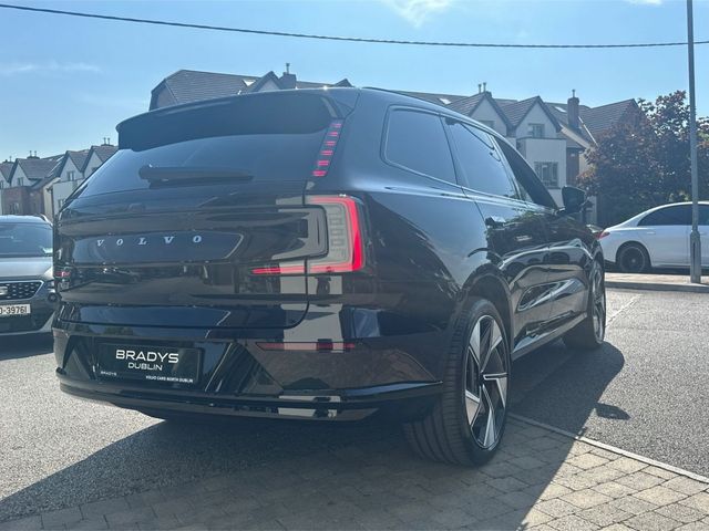 Image for 2026 Volvo EX90 EX90 Single Motor Plus--Integrated booster cushion, Tinted rear windows, 22" 5-spoke glossy black diamond cut--From €895 p/m