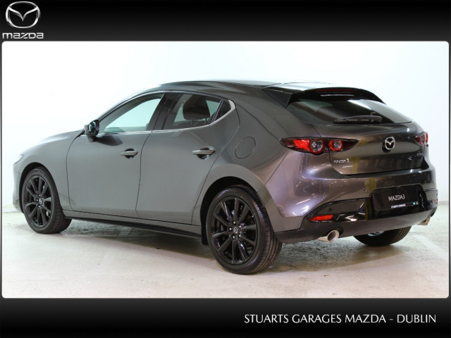 Image for 2021 Mazda Mazda3 SKY-X M Hybrid GT Sport RED 5D 180PS: BURGUNDY LEATHER HEATED ELECTRIC MEMORY SEATS, BOSE SOUND SYSTEM, ADAPTIVE LED LIGHTING, PRIVACY GLASS, KEYLESS