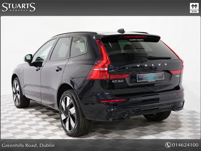 Image for 2025 Volvo XC60 T6 XC60 PLUS DARK: 20” UPGRADE DIAMOND CUT ALLOYS, ONYX BLACK METALLIC WITH CHARCOAL LEATHER, PANORAMIC ROOF, KEYLESS ENTRY, HEATED SEATS
