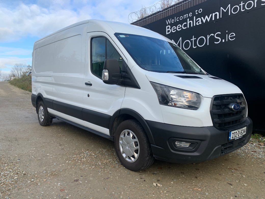 Image for 2023 Ford Transit 2.0 TDCI 130PS LWB MED ROOF FWD TREND // PRICE EXCL. VAT // ONE OWNER // 08/26 CVRT // PARKING SENSORS, CRUISE AND BLUETOOTH // 
