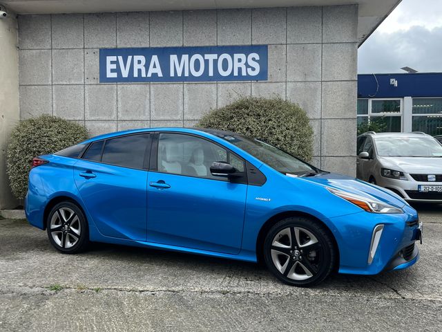Image for 2019 Toyota Prius TOURING SELECTION AUTOMATIC HYBRID 1.8 PETROL //HIGH SPEC//LOW MILES// FULL LEATHER HEATED SEATS//HEAD UP DISPLAY//KEYLESS ENTRY//ADAPTIVE CRUISE CONTROL//
