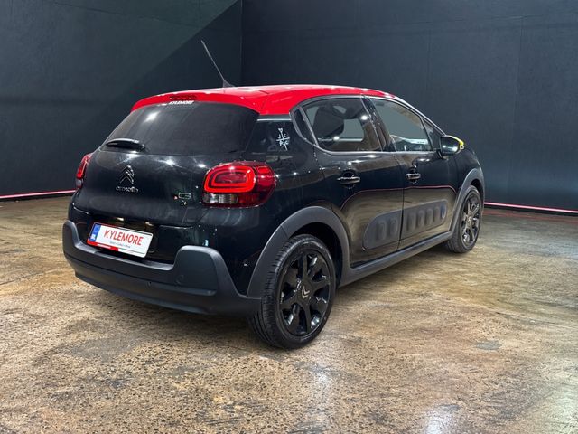 Image for 2019 Citroen C3 1.2 AUTOMATIC - JCC (JEAN-CHARLES DE CASTELBAJAC) PLUS LIMITED EDITION - UPGRADED ALLOYS - BLACK/RED TWO TONE - YELLOW/BLUE INSERTS